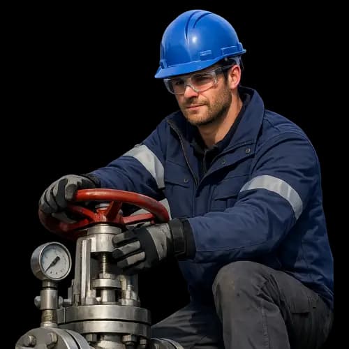 Profissional técnico da Multválvulas